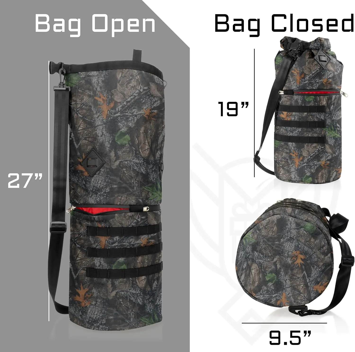 ~ AQUA RT Dry Bag~ Water-Proof Faraday Dry Bag for Laptops, Tablets, and Mid-Size Electronics ~ Tracking/Hacking Defense ~ Backwoods Camo