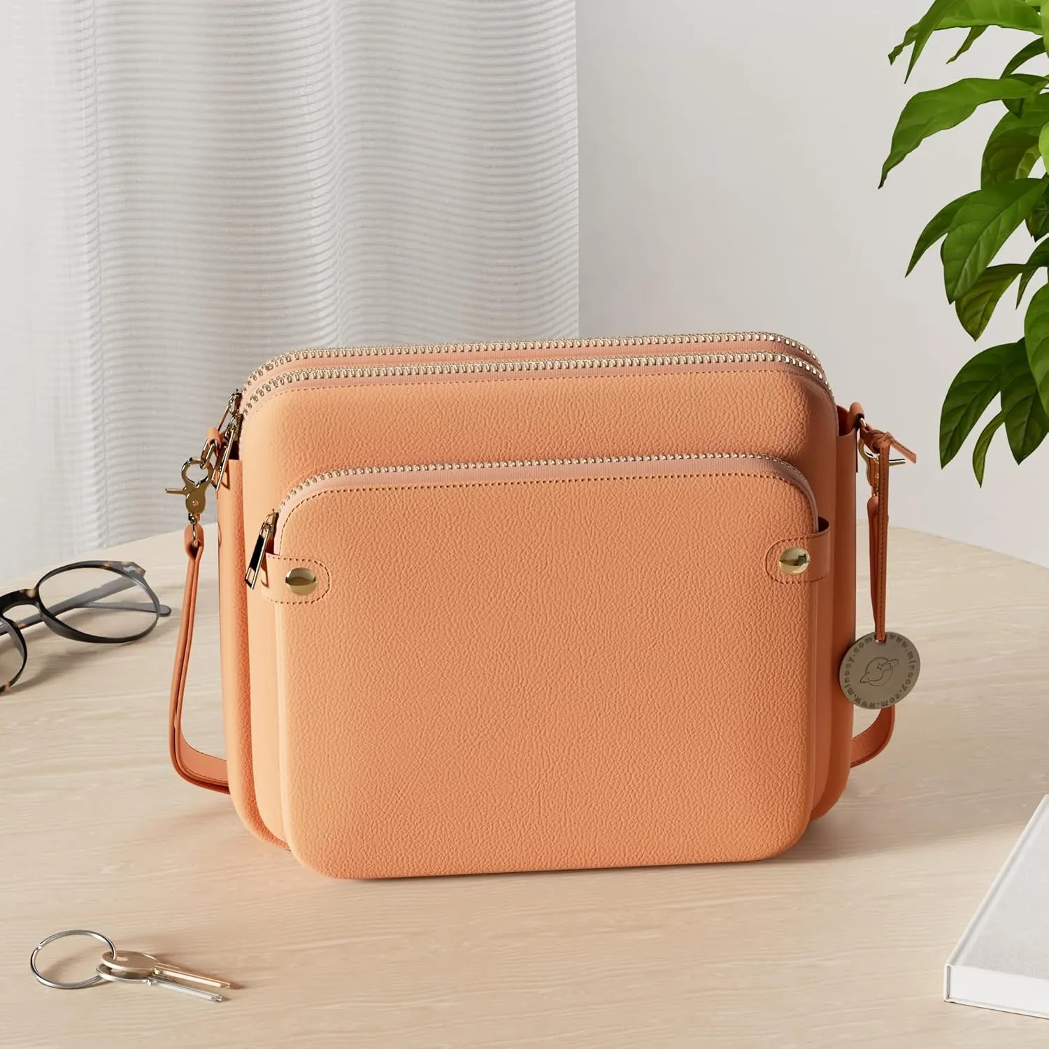 2023 New Crossbody PU leather Shoulder Bags and Clutches, Off-Crossbody Leather Shoulder Bags, Purse With Built In Wallet