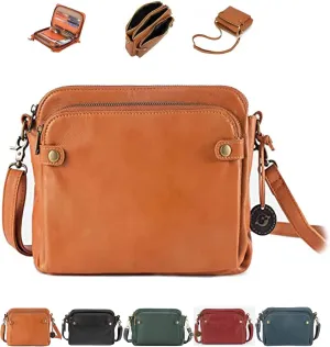 2023 New Crossbody PU leather Shoulder Bags and Clutches, Off-Crossbody Leather Shoulder Bags, Purse With Built In Wallet