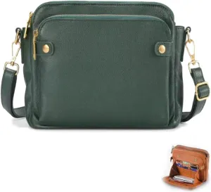 2023 New Crossbody Shoulder Bags And Clutches, Off-Crossbody Leather Shoulder Bags, Purse With Built In Wallet For Women.