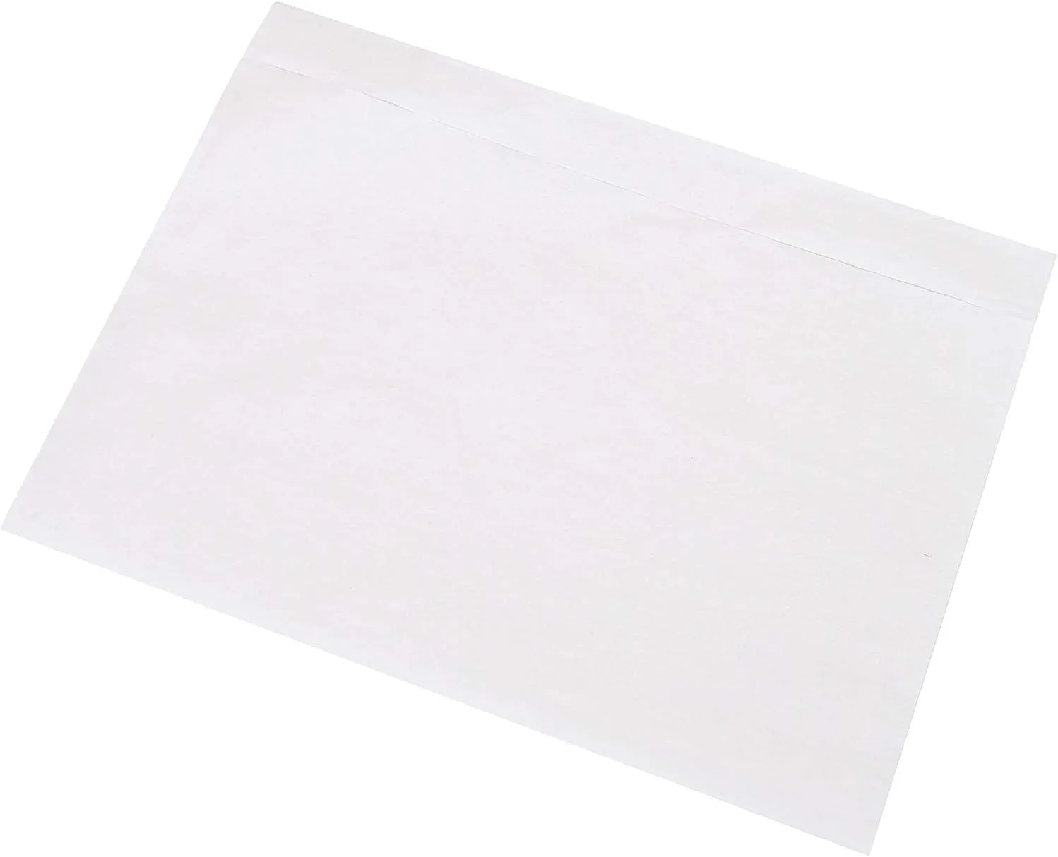 4000 7.5" x 5.5" Clear Adhesive Top Loading Packing List/Label Envelopes Pouches