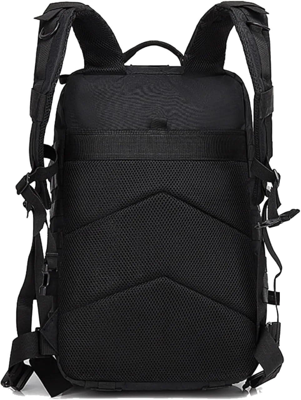 45L Tactical Backpack for Men & Women,Military Molle Rucksack with 900D Fabric,3-Day Bug Out Bag,Hiking Trekking Gym Emergency Survival Backpack(Black)