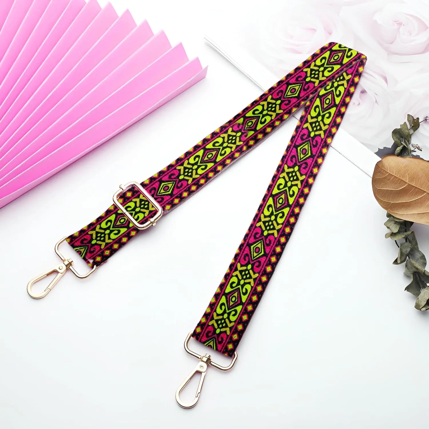 6 Pieces Purse Straps Replacement Crossbody Straps for Purses 1.5 Inches Purse Strap for Handbags Shoulder Strap