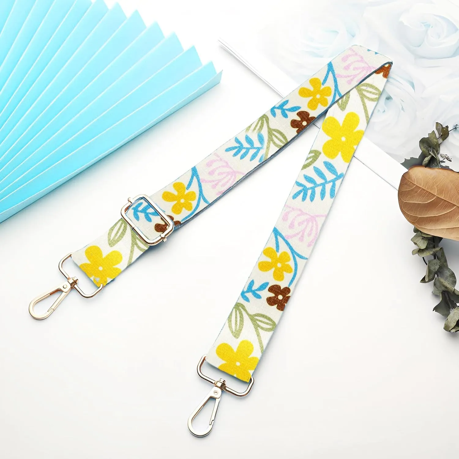 6 Pieces Purse Straps Replacement Crossbody Straps for Purses 1.5 Inches Purse Strap for Handbags Shoulder Strap