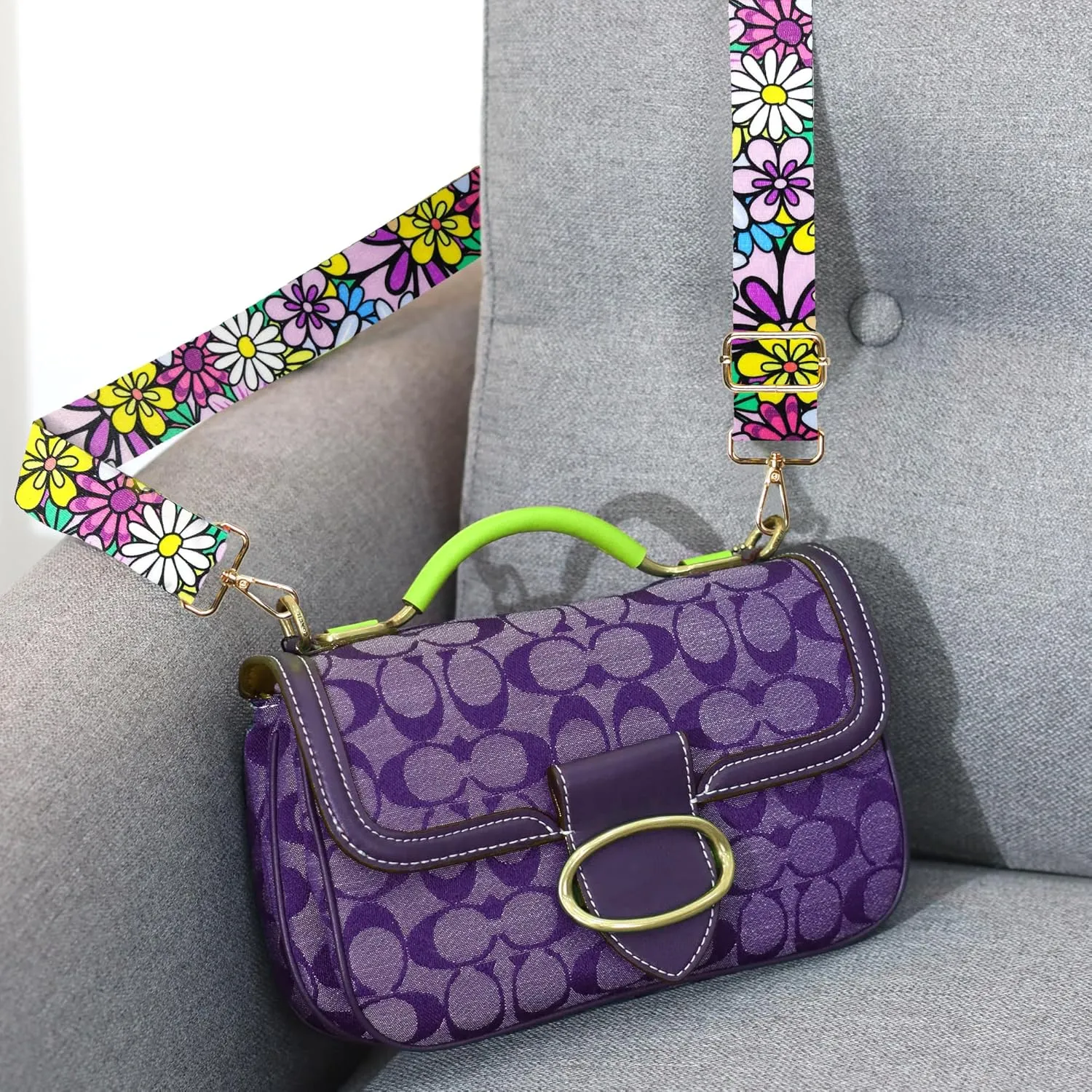 6 Pieces Purse Straps Replacement Crossbody Straps for Purses 1.5 Inches Purse Strap for Handbags Shoulder Strap