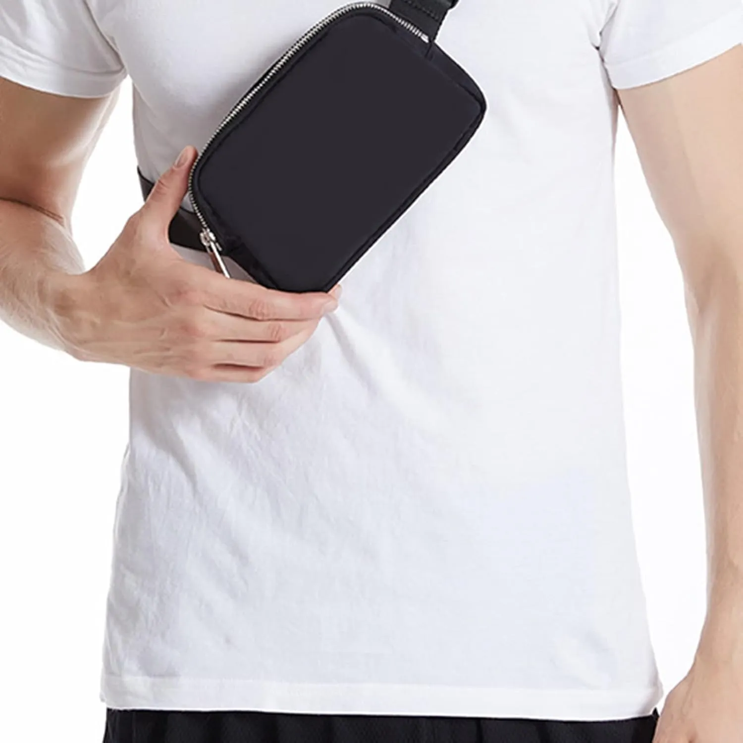 60 120CM Waist Bag Gym Waist Belt Pouch Utility Waist Belt Pouch Activewear Waist Bag Suitable for Travel Party