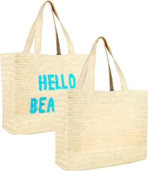 A Packable Beach Bag | The Straw Beach Tote Bag of 2025 | Beach Bags for Women Vacation | Large Beach Bag