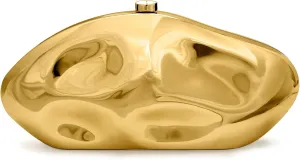 Acrylic Clutch Purse for Women Evening Bag, Irregular Shell Acrylic Purse Box Clutch with Chain for Party Wedding Prom