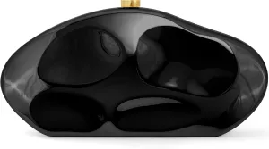 Acrylic Clutch Purse for Women Evening Bag, Irregular Shell Acrylic Purse Box Clutch with Chain for Party Wedding Prom