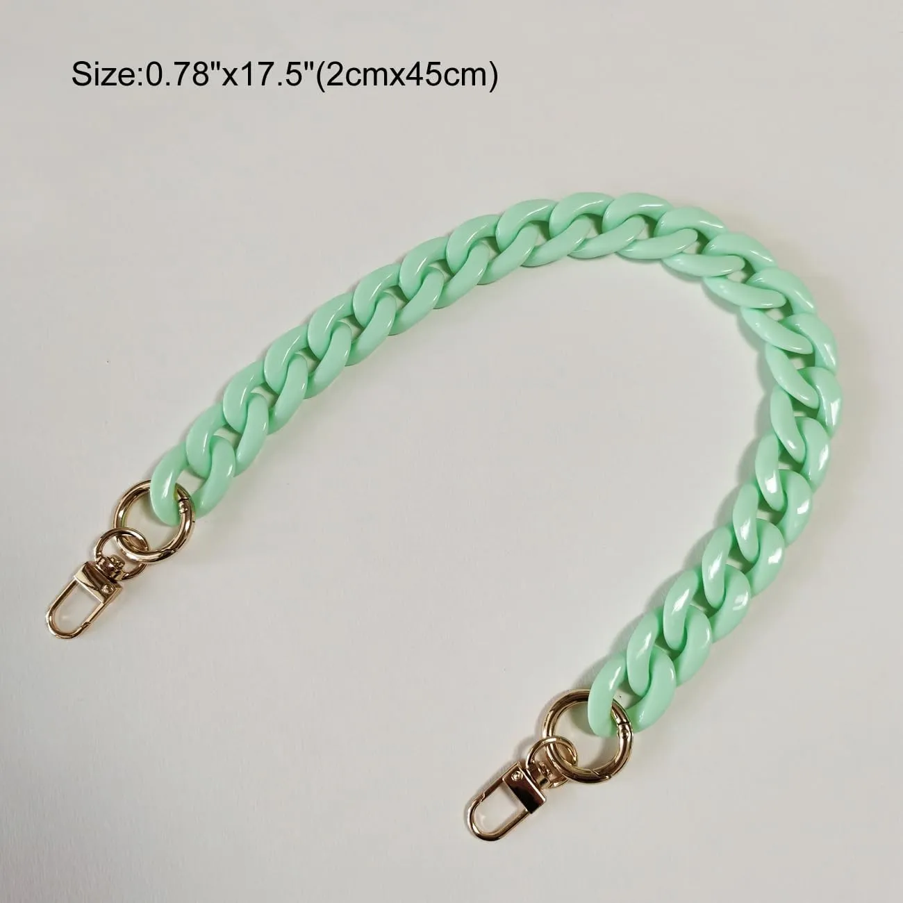Acrylic Resin Chain Strap for Purse Replacement Chain Strap for Purse Evening Clutch Bag Fashion Handbag DIY Chain