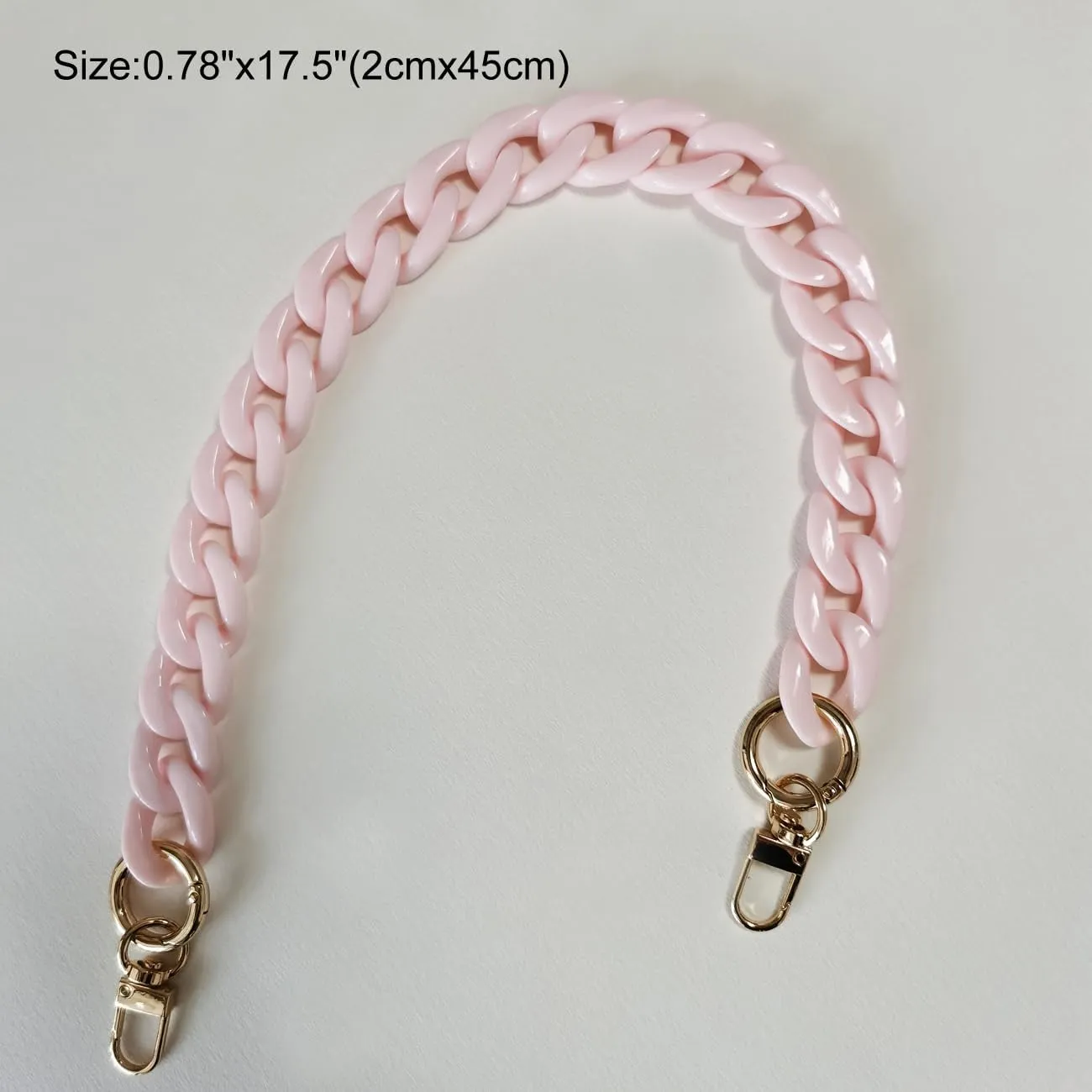 Acrylic Resin Chain Strap for Purse Replacement Chain Strap for Purse Evening Clutch Bag Fashion Handbag DIY Chain
