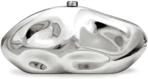Acrylic Shell Clutch Purse for Women Metallic Evening Bag Large Designer Acrylic Handbag for Wedding Party Prom