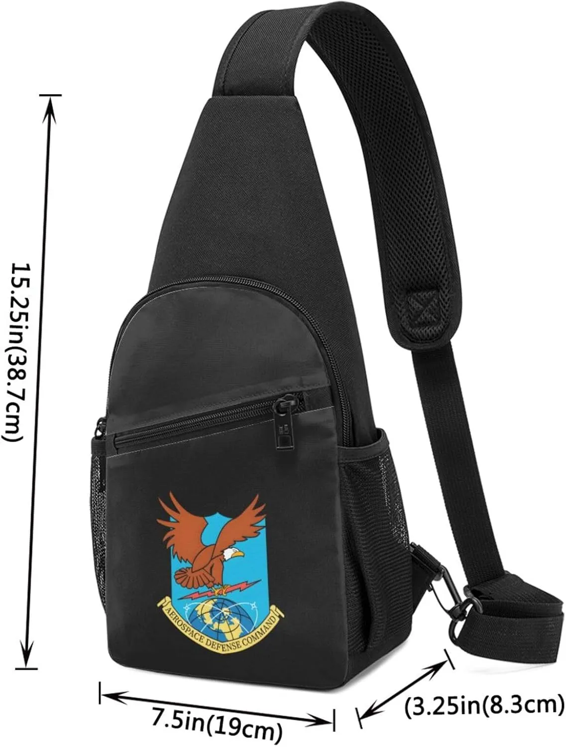 Air Defense Command Adjustable Fanny Pack Waist Bag For Travel Sports