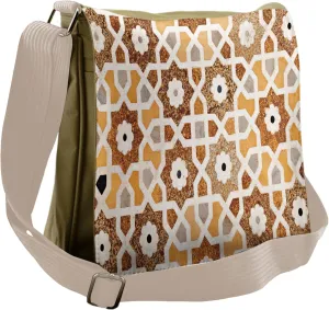 Ambesonne East Messenger Bag, Taj Mahal Tomb Building, Unisex Cross-body