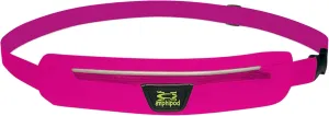Amphipod AirFlow MicroStretch Belt, Ultra-Light Minimalist Runners Waist Pack Bag for Running, Jogging, Men & Women - Pink/Silver - L