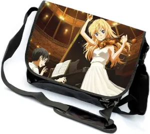 Anime Your Lie in April Shoulder Bag Messenger Bag Cosmetic bag Cross-body Bag Handbag