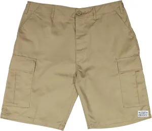Army Universe Mens Tactical Cargo BDU Shorts Six Pocket Army Navy Military Camo Stylish Button Fly Uniform Work Shorts
