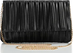 BABEYOND Clutch Purses for Women - Evening Bag Pleated Flap Clutch for Formal Party Cocktail Prom Wedding Handbags
