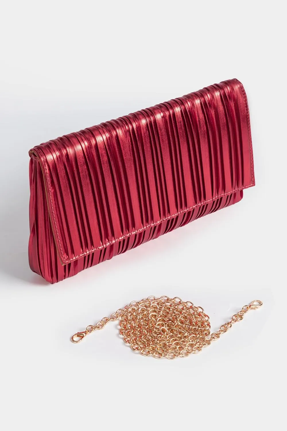BABEYOND Clutch Purses for Women - Evening Bag Pleated Flap Clutch for Formal Party Cocktail Prom Wedding Handbags