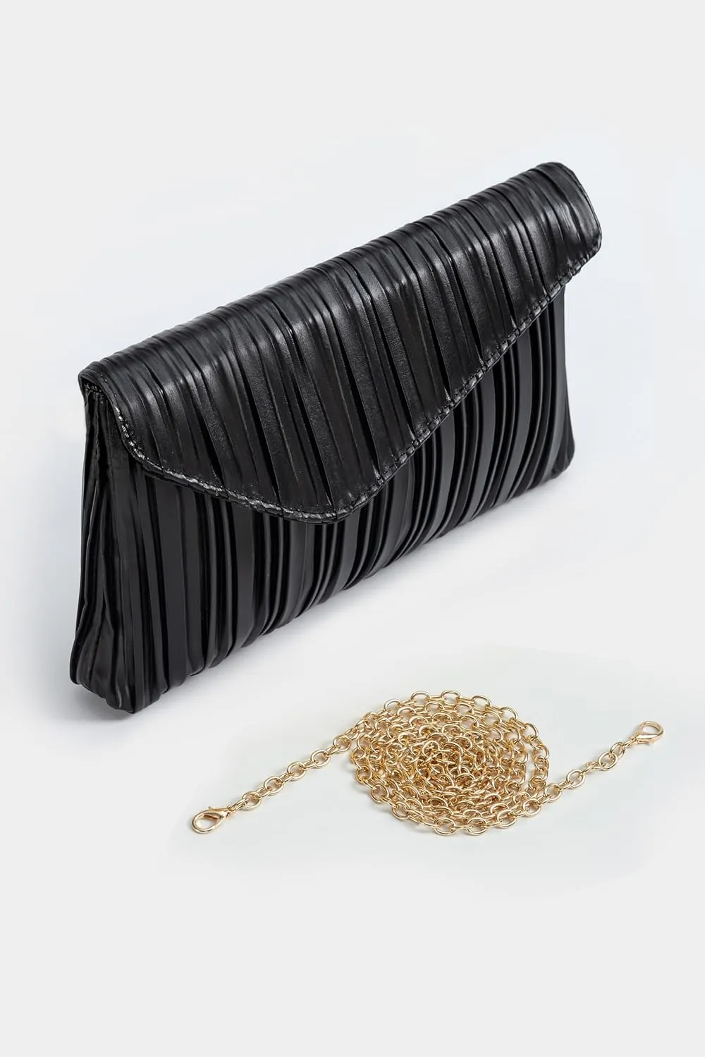 BABEYOND Clutch Purses for Women - Evening Bag Pleated Flap Clutch for Formal Party Cocktail Prom Wedding Handbags