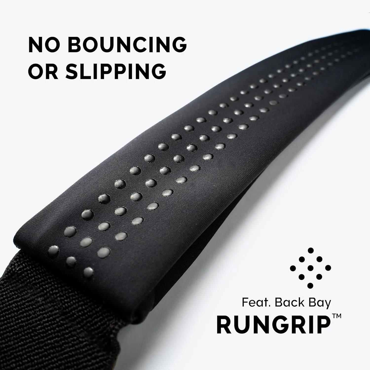 Back Bay Slim Running Belt for Women & Men [Fits ALL Phones], Runners Fanny Pack for Men, Money Belt, Running Gear Gift, Waist Bag Workout Gear, iPhone Runner's Phone Holder Waist Pack