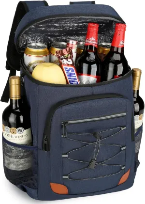 Backpack Cooler Insulated Leak Proof for Men Wowen 36 Cans Soft Cooler Backpack Insulated Waterproof Large Capacity Coolers Bag Portable for Lunch Camping Travel Picnic Hiking