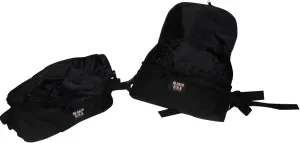Backpack/Fanny Pack Convertible.top Portion Folds Inside,2-in-1 Expandable Waist Backpack