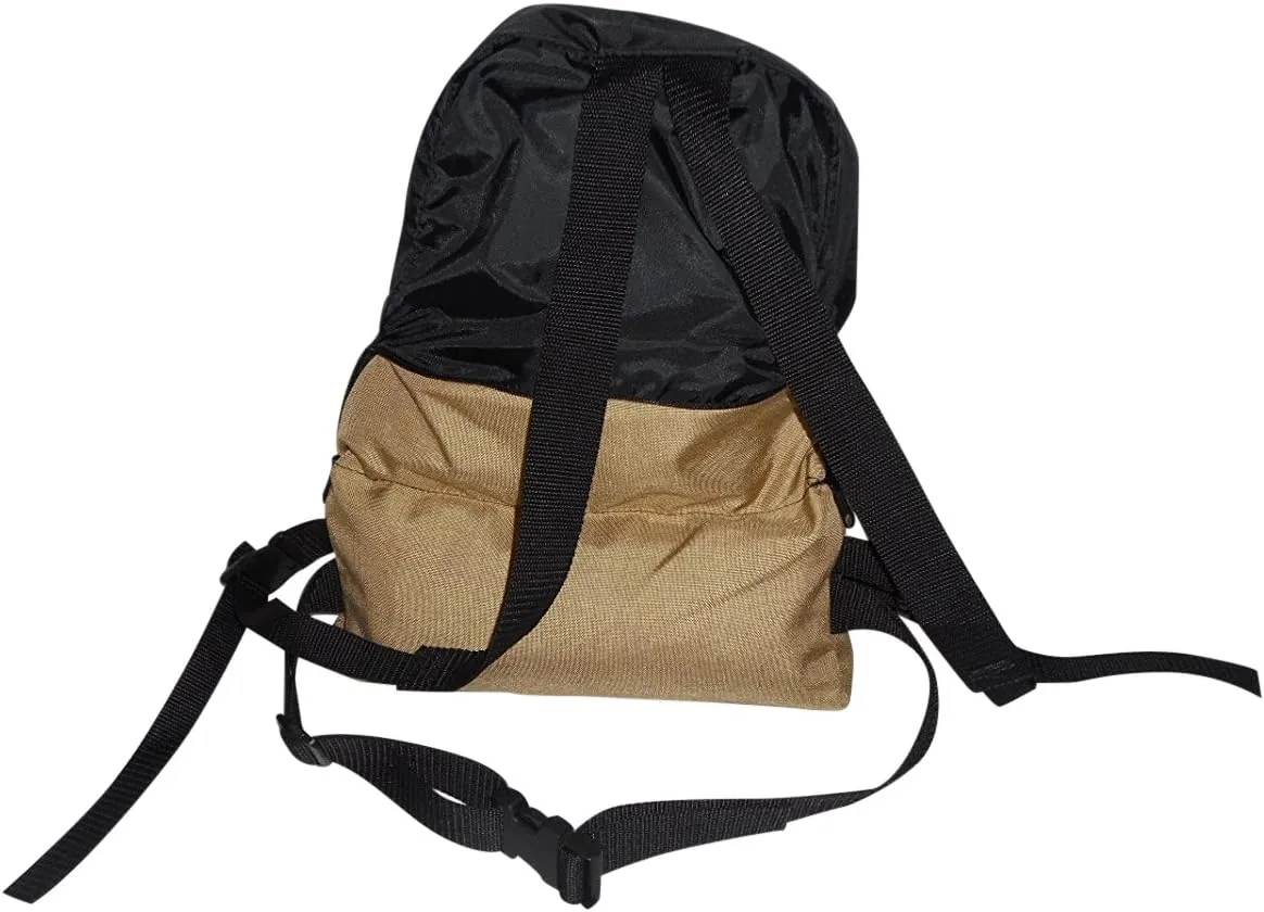 Backpack/Fanny Pack Convertible.top Portion Folds Inside,2-in-1 Expandable Waist Backpack