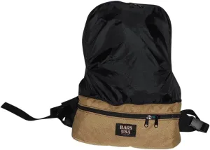 Backpack/Fanny Pack Convertible.top Portion Folds Inside,2-in-1 Expandable Waist Backpack