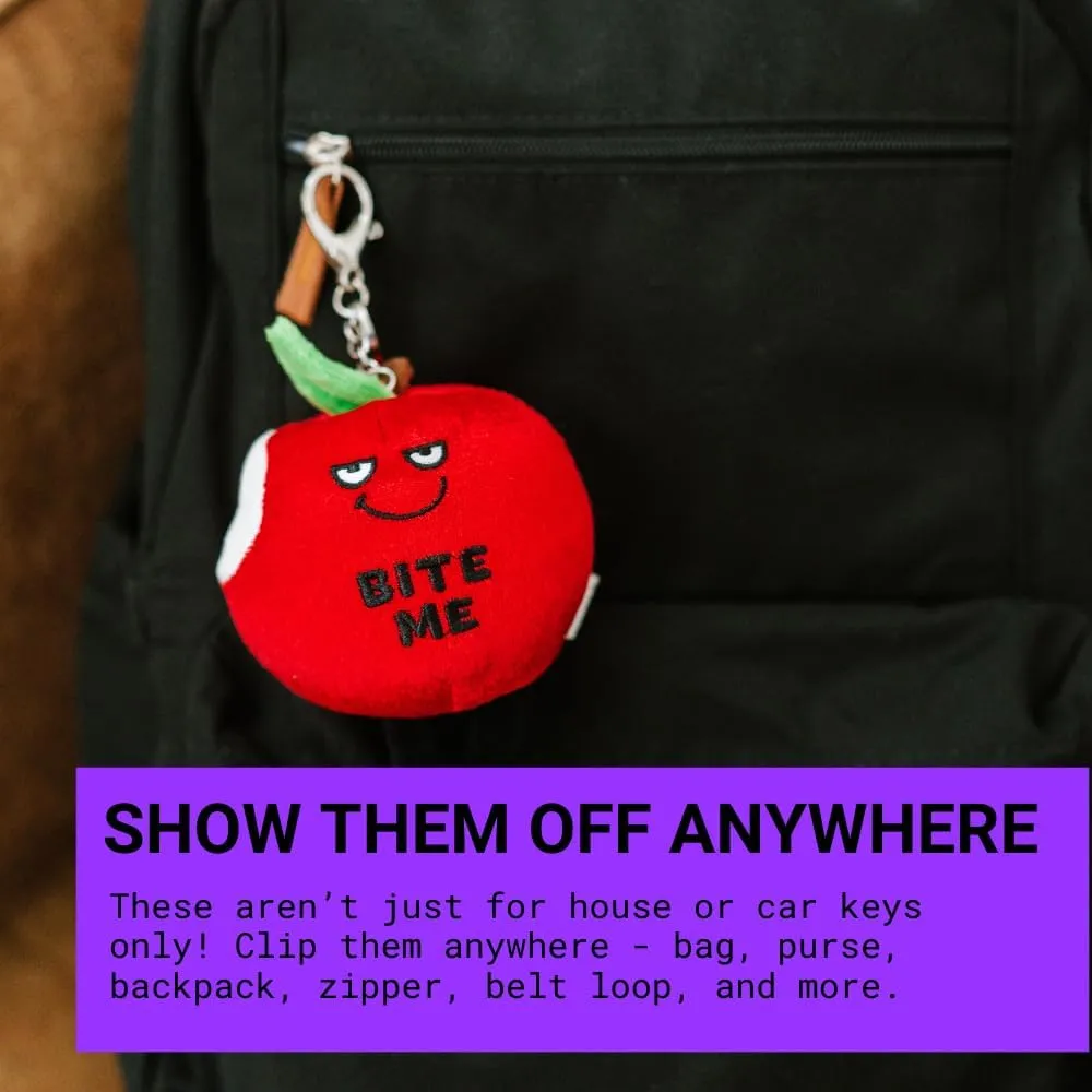 Bag Keychains, Plush Accessory and Hanging Decoration for Purse, Handbag, Backpack, Funny Meme Gift