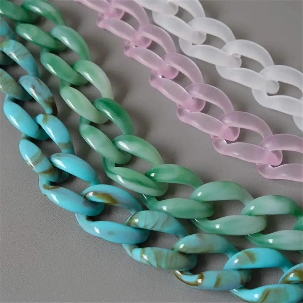 Bag Straps Candy Color Super Chic Lady Resin Easy Matching Handbag Matte Strap Girls Chain for Fashion Evening Purse Bag Belt Adjustable Bag Straps(Pink,45cm)