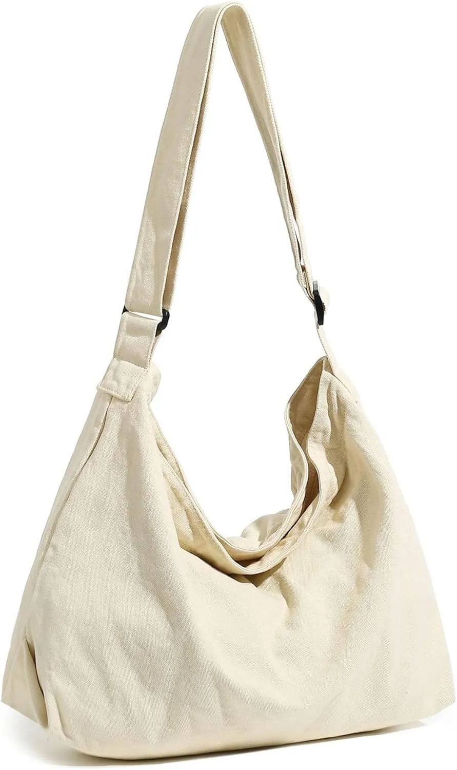 BASICPOWER Canvas Messenger Bag, Hobo Crossbody Shoulder Tote Bags Lightweight for Women and Men