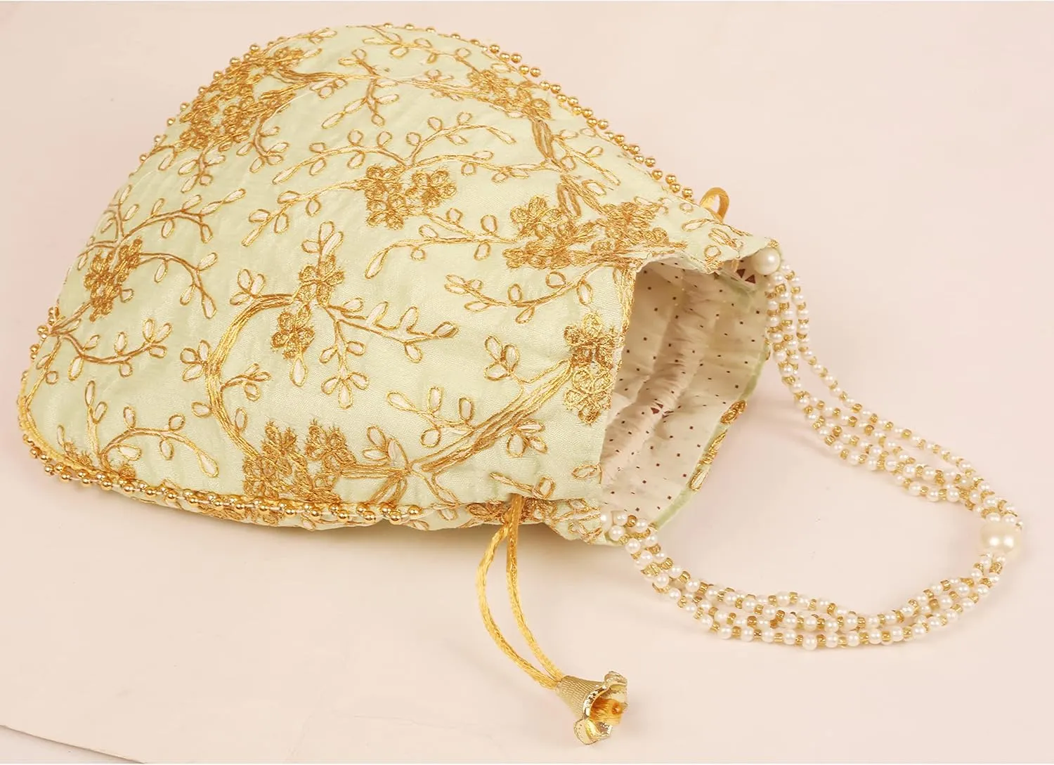 beaded hand embroidered/brocade evening purse handbag vintage party wedding gift for women