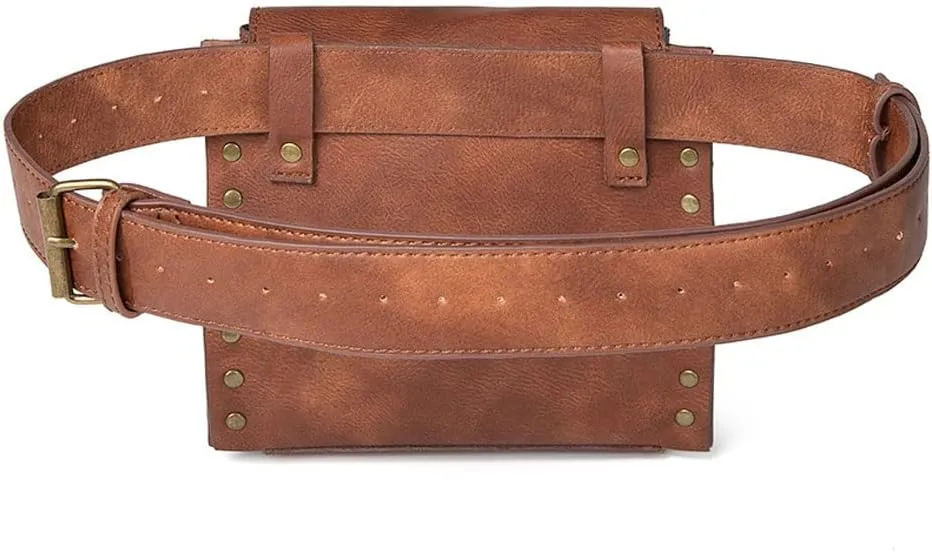Belt Pouch Purse Renaissance Costume Accessories LARP Cosplay Waist Bag Fanny Pack Hiking Festival Casual Daypack