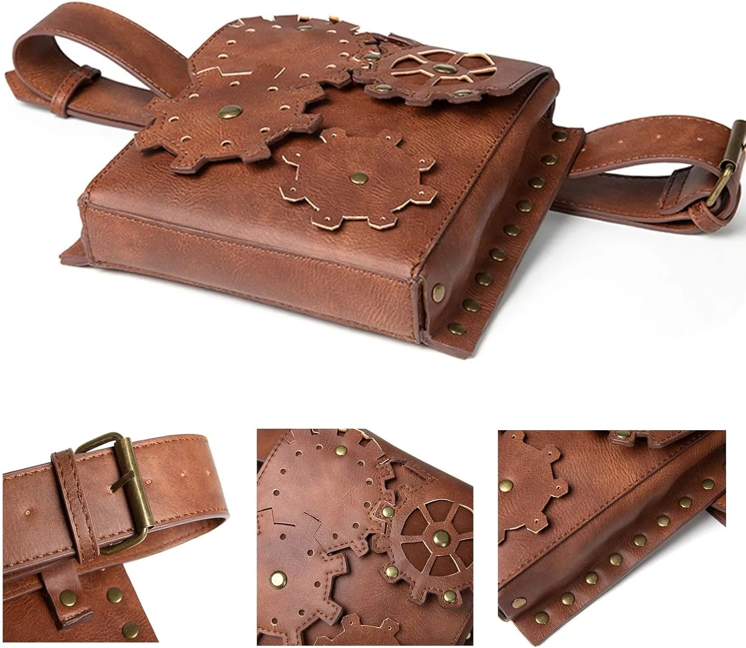 Belt Pouch Purse Renaissance Costume Accessories LARP Cosplay Waist Bag Fanny Pack Hiking Festival Casual Daypack