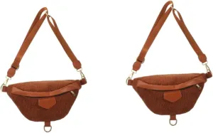 BESPORTBLE Pcs Fanny Pack Waist Chest Bag for Women Men Crossbody Bag Adjustable Straps Portable for Outdoor Travel