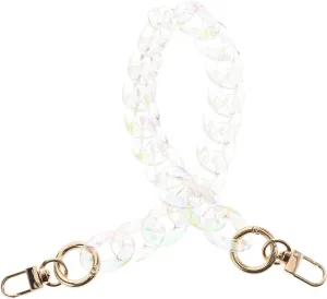 BESPORTBLE Transparent Acrylic Purse Chain Strap Replacement Handle for Handbags and Clutches Bag Accessory for Spring Summer Fashion