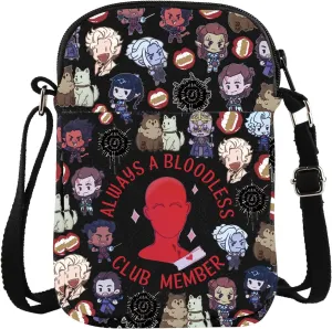 BG3 Game Inspired Crossbody Bag Bloodless Astarion Gift Vampire Gift High Elf Gaming Gift Alway A Bloodless Club Member Bag