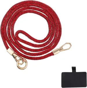 Bling Shoulder Strap Replacement Belt Phone Lanyard Crossbody for Most Mobile Phones and Bags