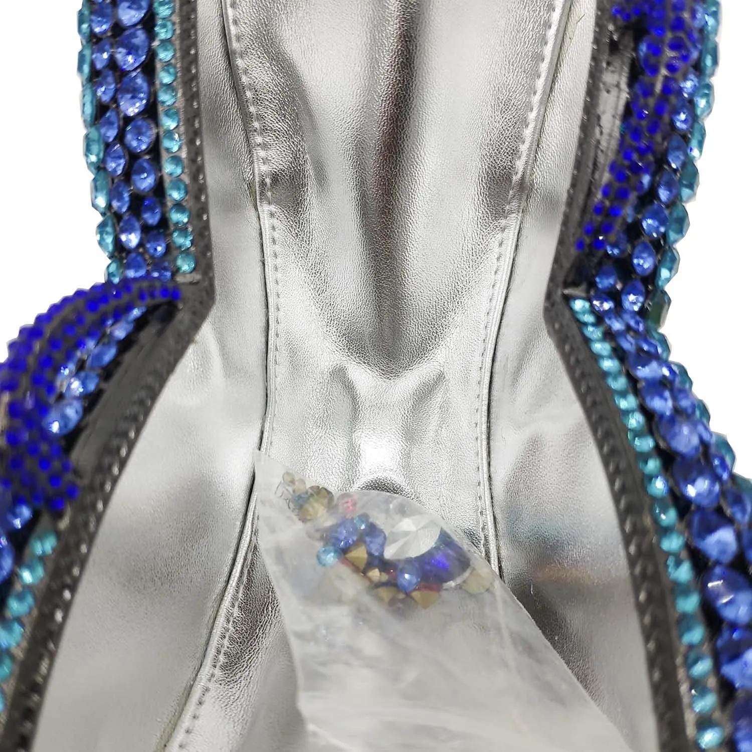 Boutique De FGG Butterfly Crystal Clutch Bags Women Evening Bag Party Rhinestone Handbags Bridal Crystal Clutch Purses,Mini