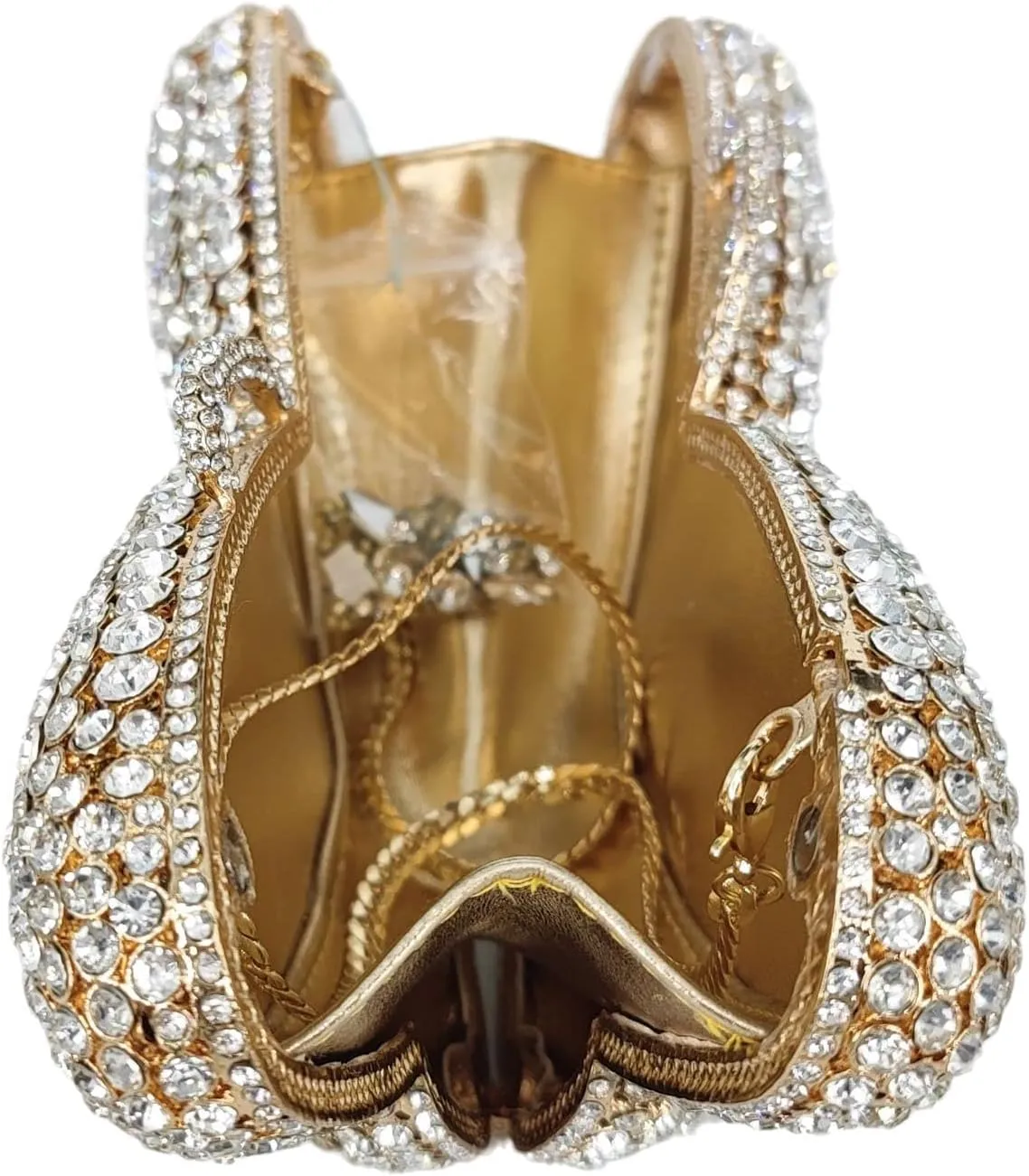 Boutique De FGG Butterfly Crystal Clutch Bags Women Evening Bag Party Rhinestone Handbags Bridal Crystal Clutch Purses,Mini
