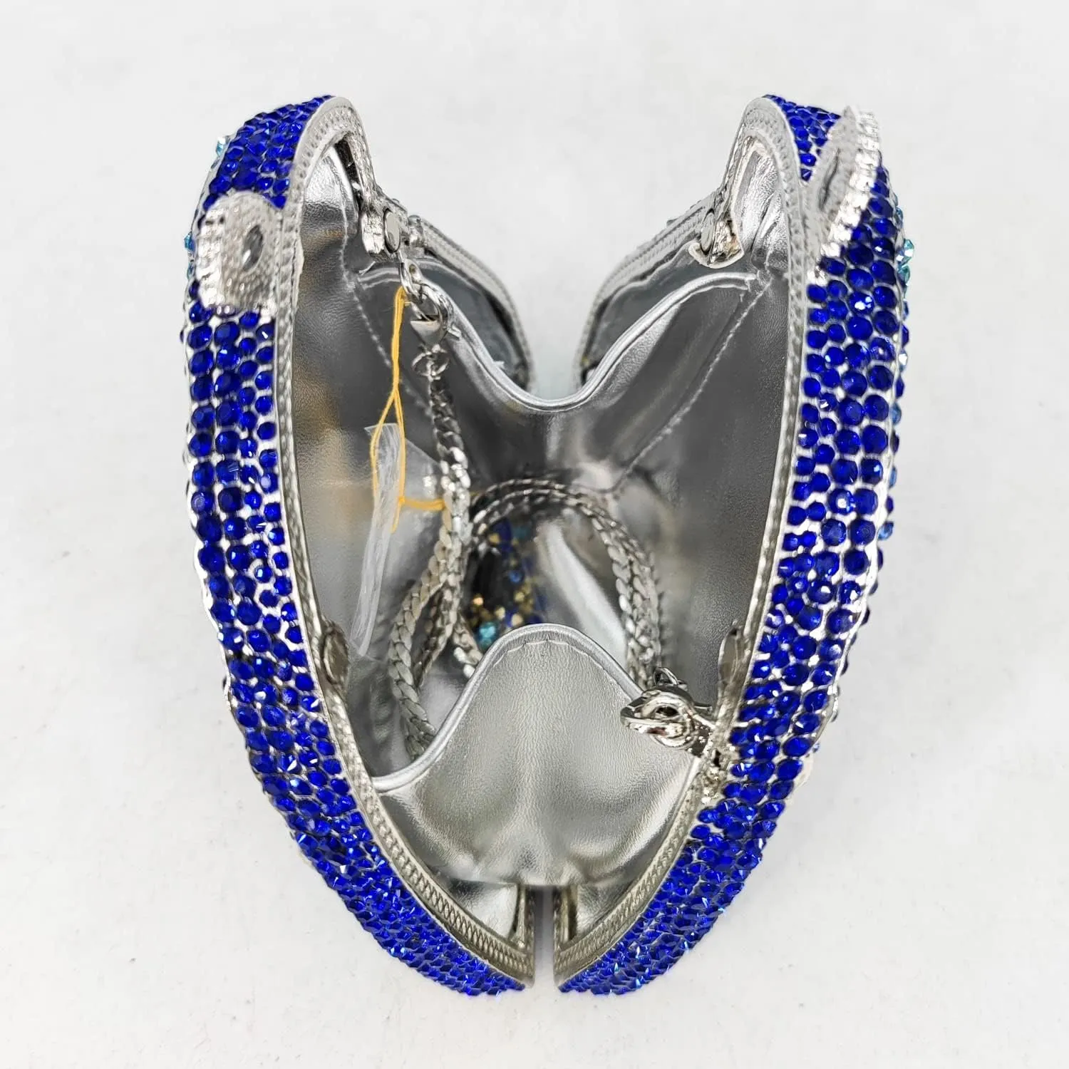 Boutique De FGG Horse Head Crystal Clutch Bags Women Animal Rhinestone Evening Handbags Party Crystal Clutch Purses,Mini