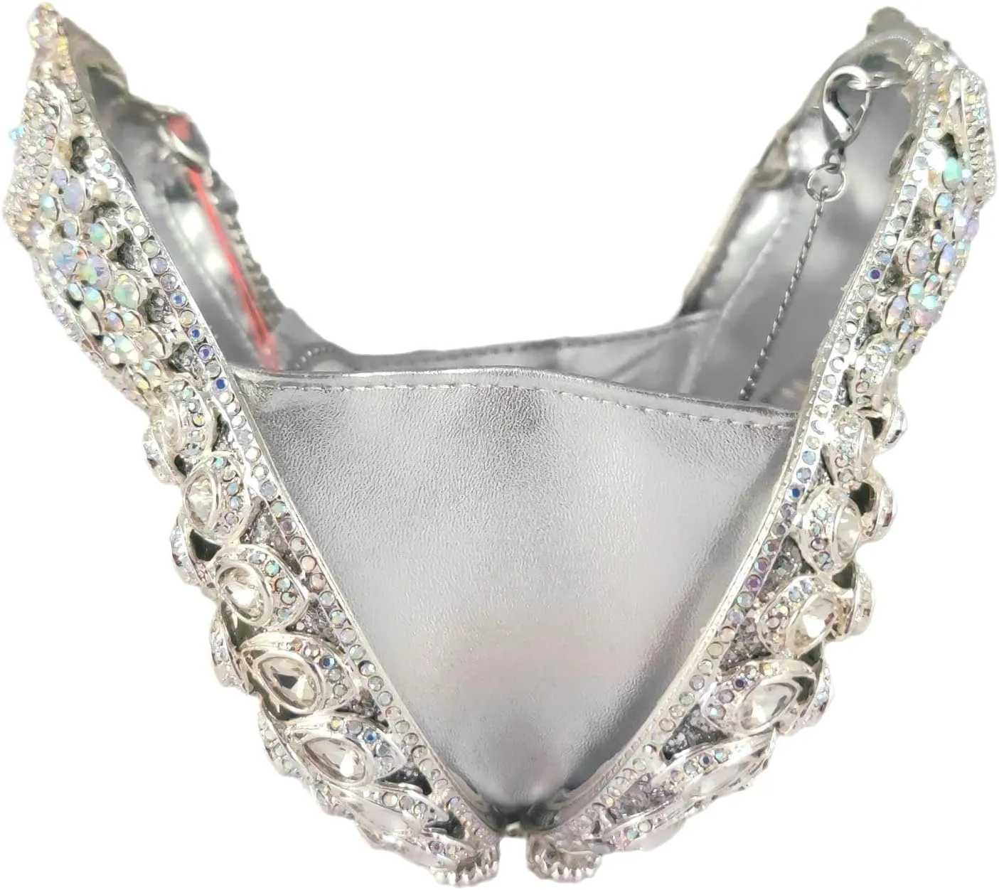 Boutique De FGG Owl Crystal Clutch Bag Animal Evening Handbags Women Formal Party Rhinestone Clutch Purse,Mini