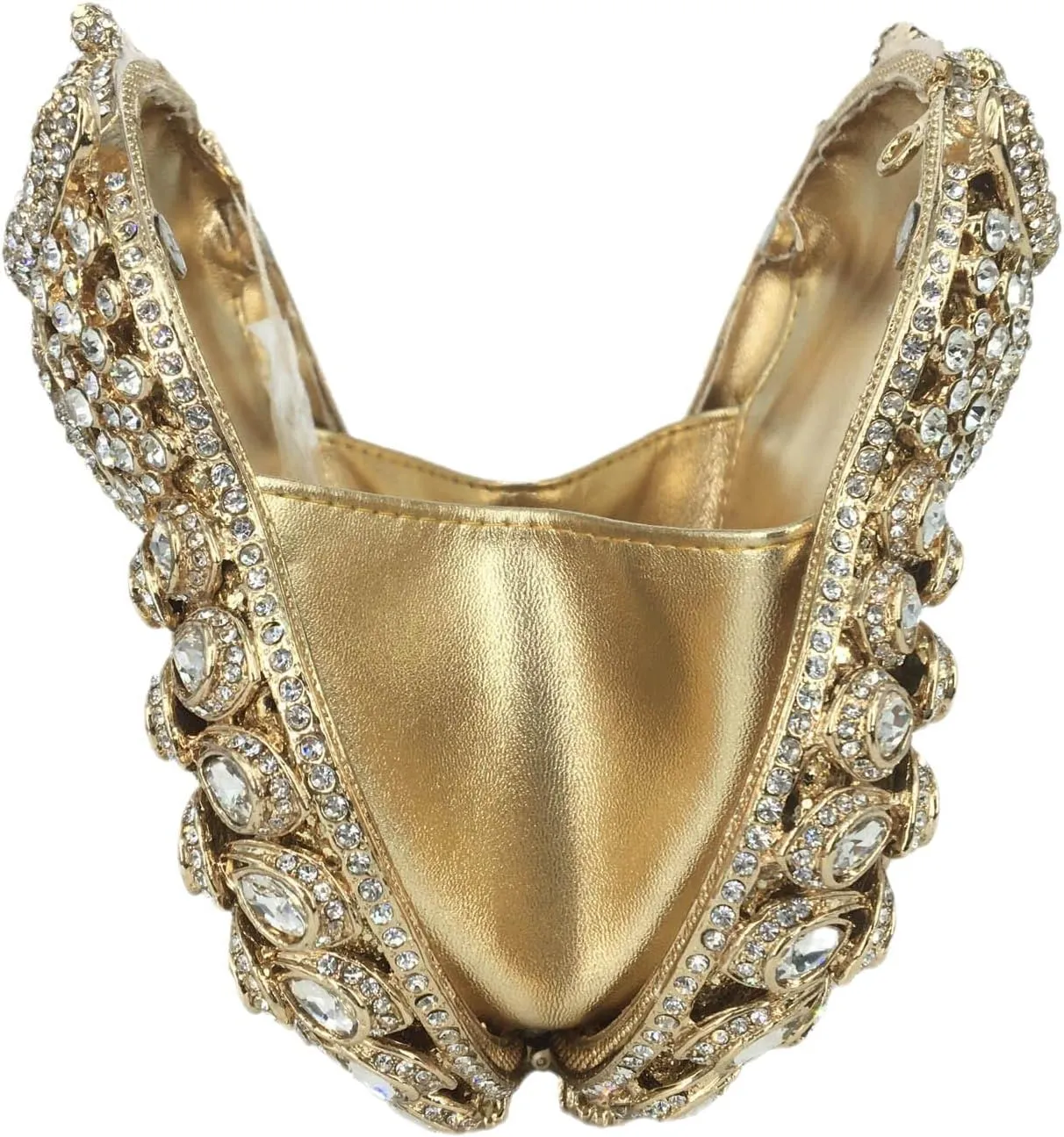 Boutique De FGG Owl Crystal Clutch Bag Animal Evening Handbags Women Formal Party Rhinestone Clutch Purse,Mini