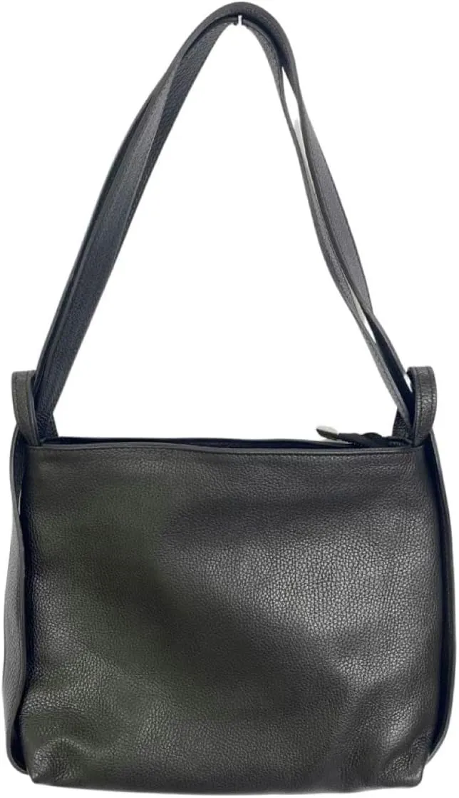 Bria Convertible Leather Backpack Purse - Soft Casual Travel Shoulder Bag
