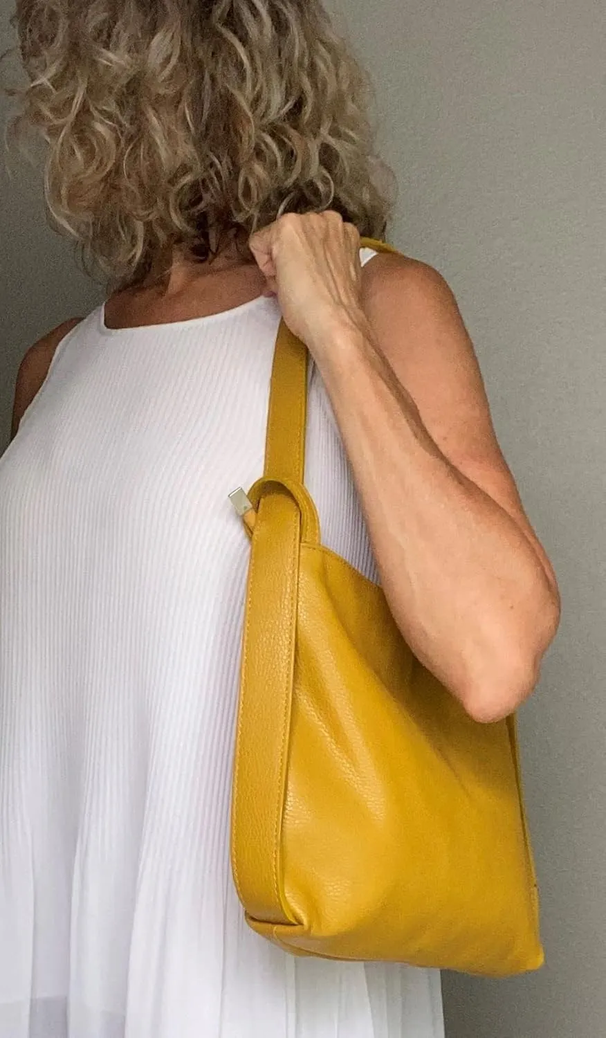 Bria Convertible Leather Backpack Purse - Soft Casual Travel Shoulder Bag