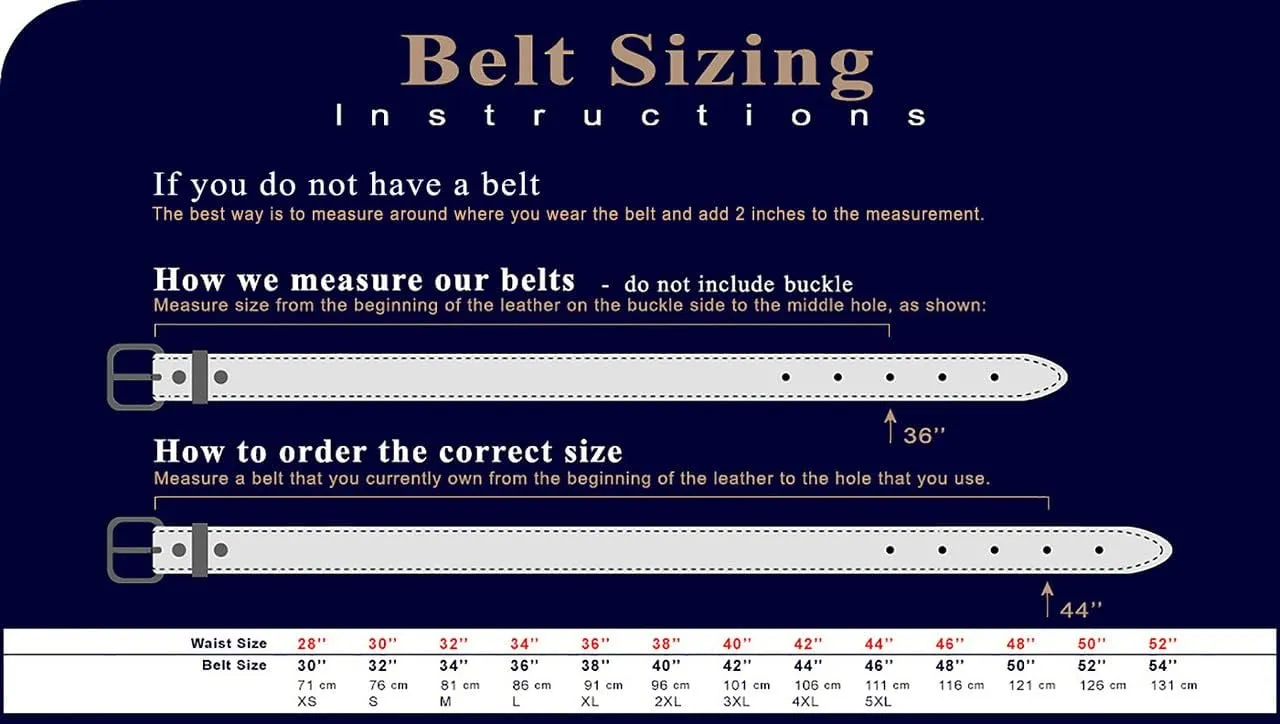 BS8647 Marin Genuine Full-Grain Cowhide Leather Designer Dress Belt 1-1/8"(30mm) taper down to 1"(25mm) wide