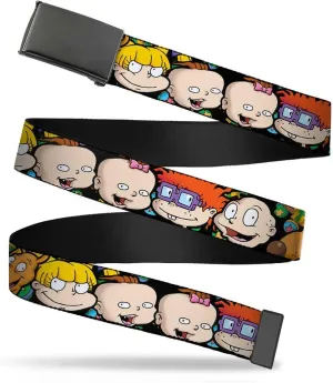 Buckle-Down 4075 Accessorie's Web Belt-Rugrats Character Faces C/U