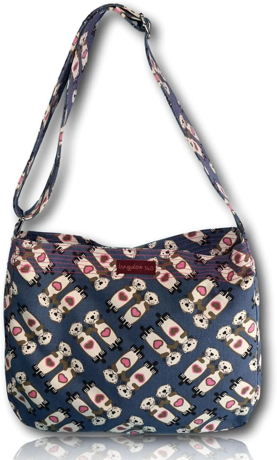 Bungalow 360 Large Messenger Bag (Sea Otter)