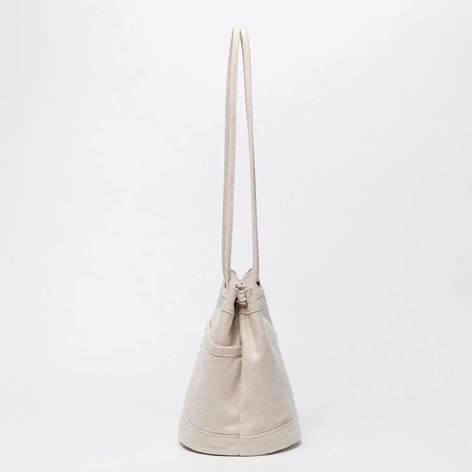 Canvas bag women wild ins fashion one-shoulder art small fresh and simple messenger women's bucket bag